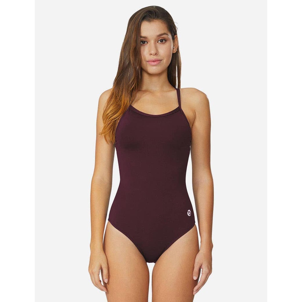 Laureate Open Back One-Piece Swimsuit- Size 20W